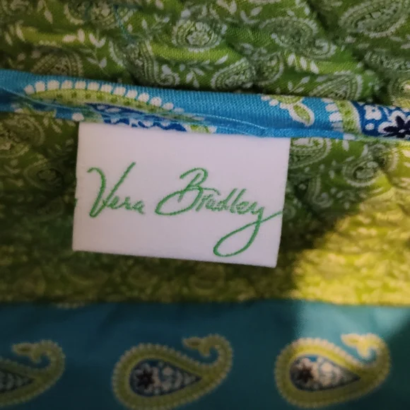 Vera Bradley Teal Paisley Bag - Picture 3 of 3